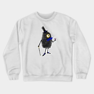 Mr. Thumb Print Goes To Dinner Crewneck Sweatshirt